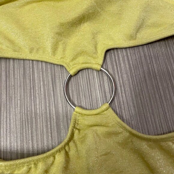 NWT Montce Sparkle Ky One Piece Swimsuit XL Limon Cutout - Picture 7 of 15